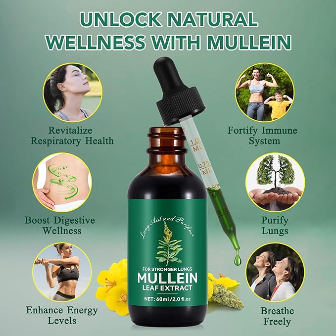 Botanical Mullein & Chlorophyll Wellness Tincture