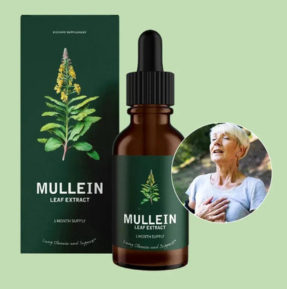 Natural Lung Cleanse Supplement – Mullein & Chlorophyll Formula