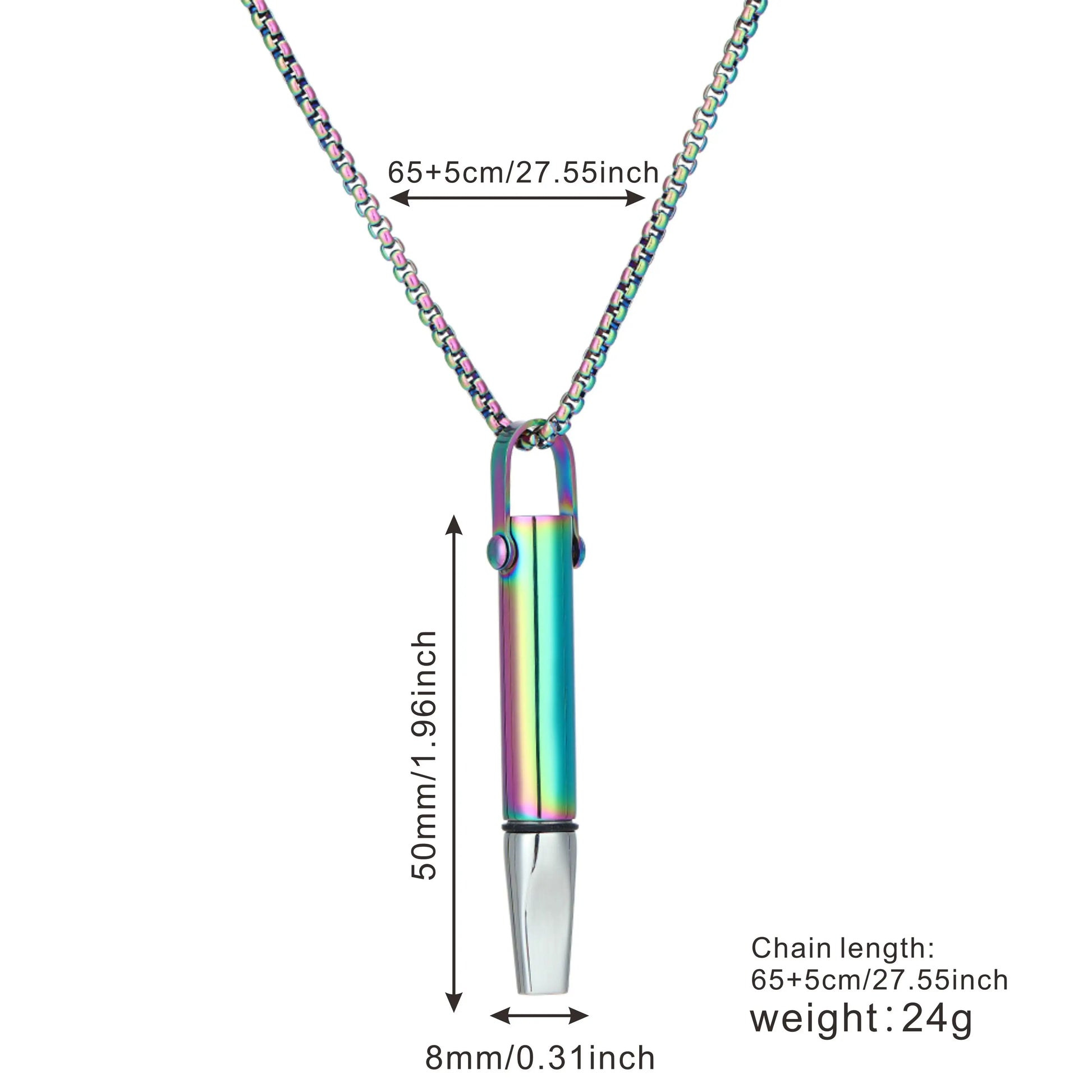 smart breathing necklace mesures