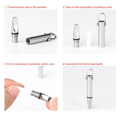 smart breathing necklace asssemble description